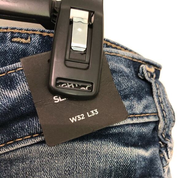 Silver Jeans Co.‎ Avery Slim Bootcut Women's Denim Jeans in Indigo Size 32 X 33 - Picture 7 of 10